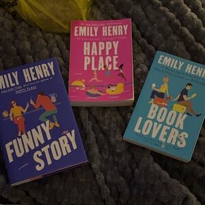 Emily Henry Book Set - Funny Story, Happy Place, Book Lovers